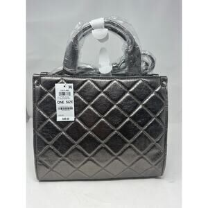 I.N.C. International Concepts Caitlinn Large Tote Dark Silver Multi